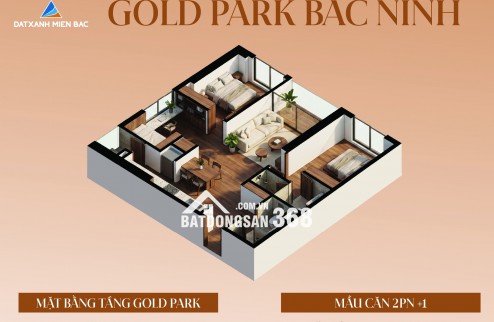 Chỉ 3.8 tỷ sở hữu CH 2N tại Gold Park Bắc Giang